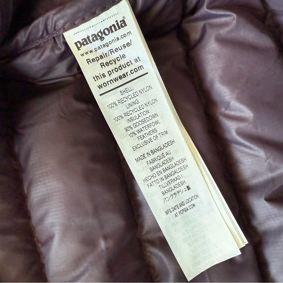 NWT Patagonia Down Puffer Jacket Men’s Size XL Obsidian Plum 84675FA23 $349+MSRP - Picture 8 of 10